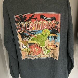 Dark Gray Long Sleeve Graphic Tee